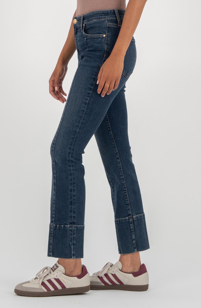 KUT from the Kloth Kelsey Fab Ab Seamed Mid Rise Flare Jeans, Alternate, color, Envision