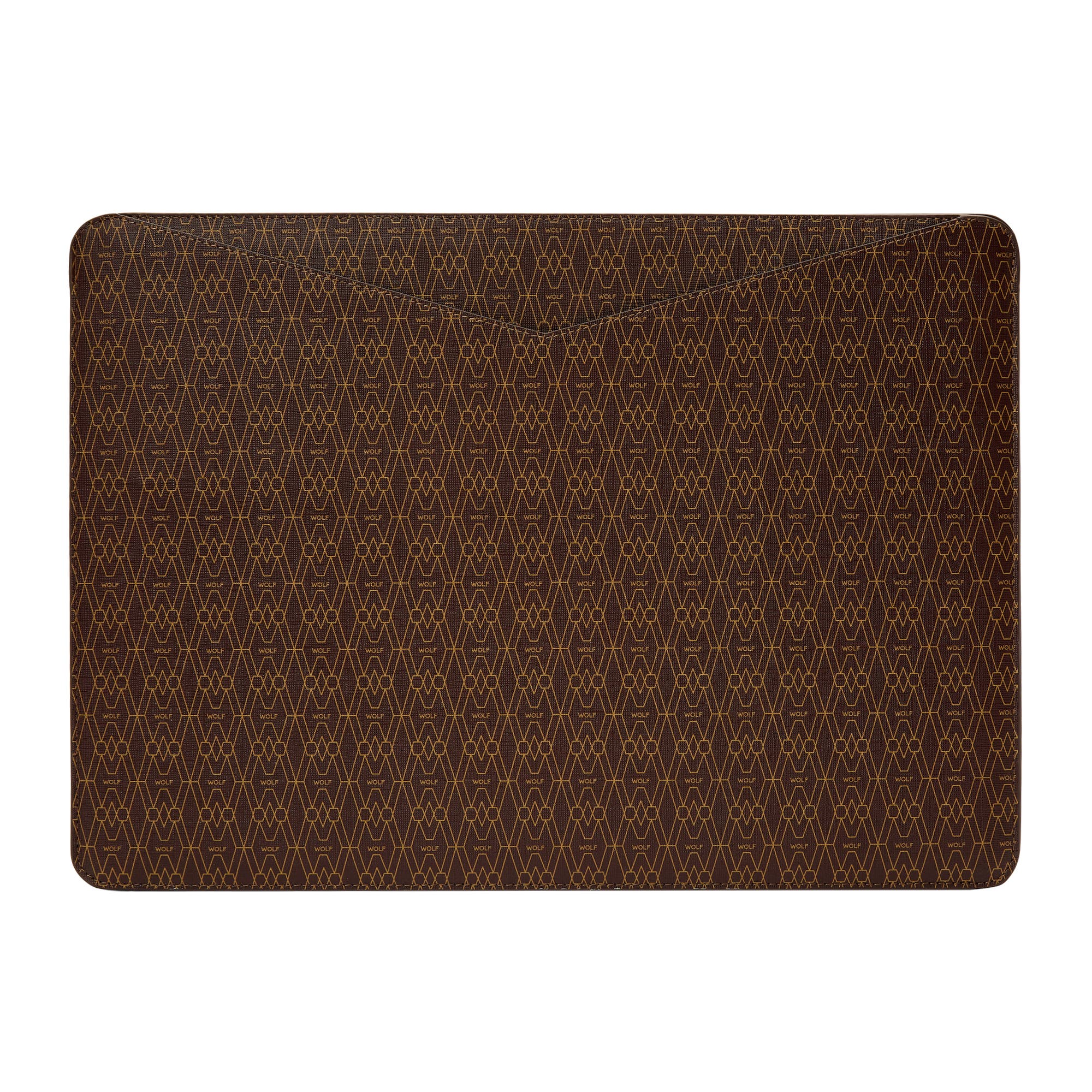 WOLF Signature 16" Laptop Sleeve, Main, color, Brown