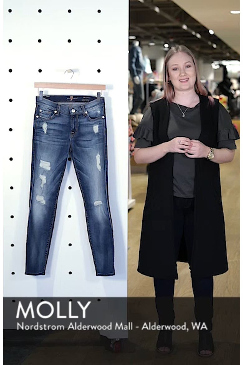 7 For All Mankind® b(air) Ankle Skinny Jeans video