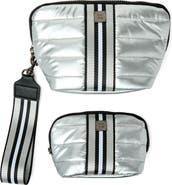THINK ROYLN Double Stash Set of 2 Zip-Top Travel Pouches