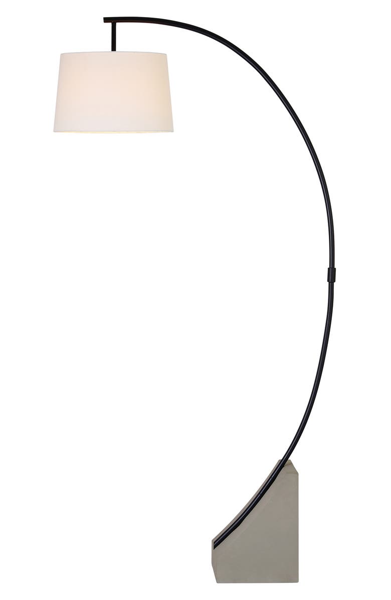 Renwil Weymouth Metal & Concrete Floor Lamp, Alternate, color,