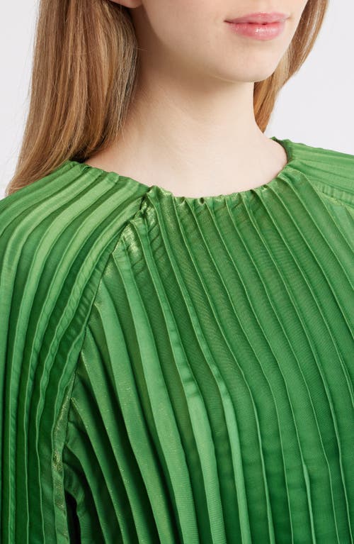 Ciebon Giulia Plissé Top In Green
