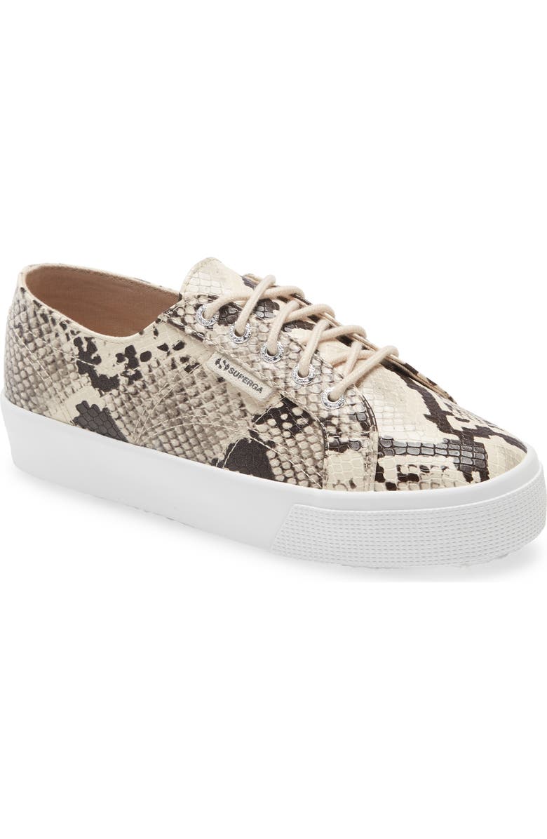 Superga 2730 Snake Embossed Platform Sneaker, Main, color,
