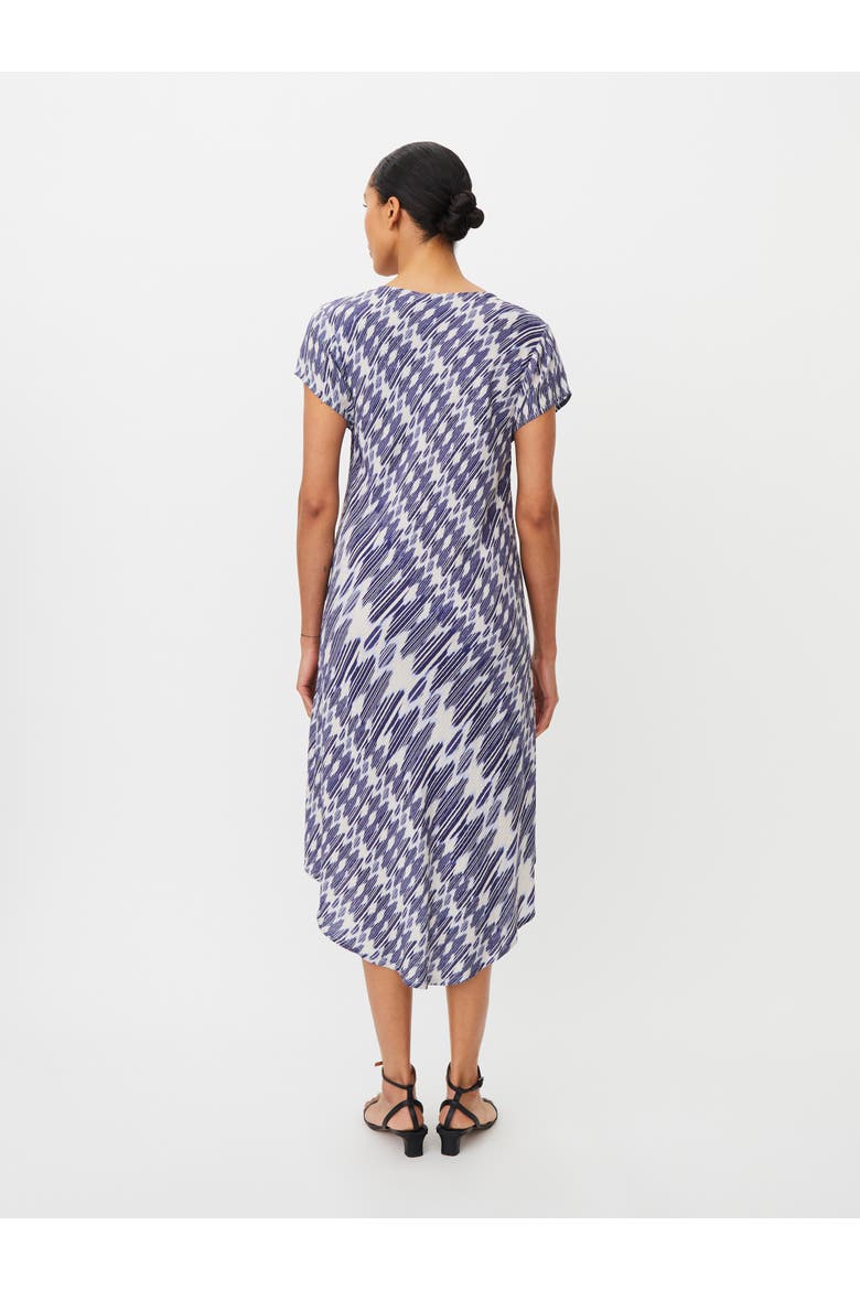 Manebili Silky Drape V-Neck Dress, Alternate, color, Medieval Blue