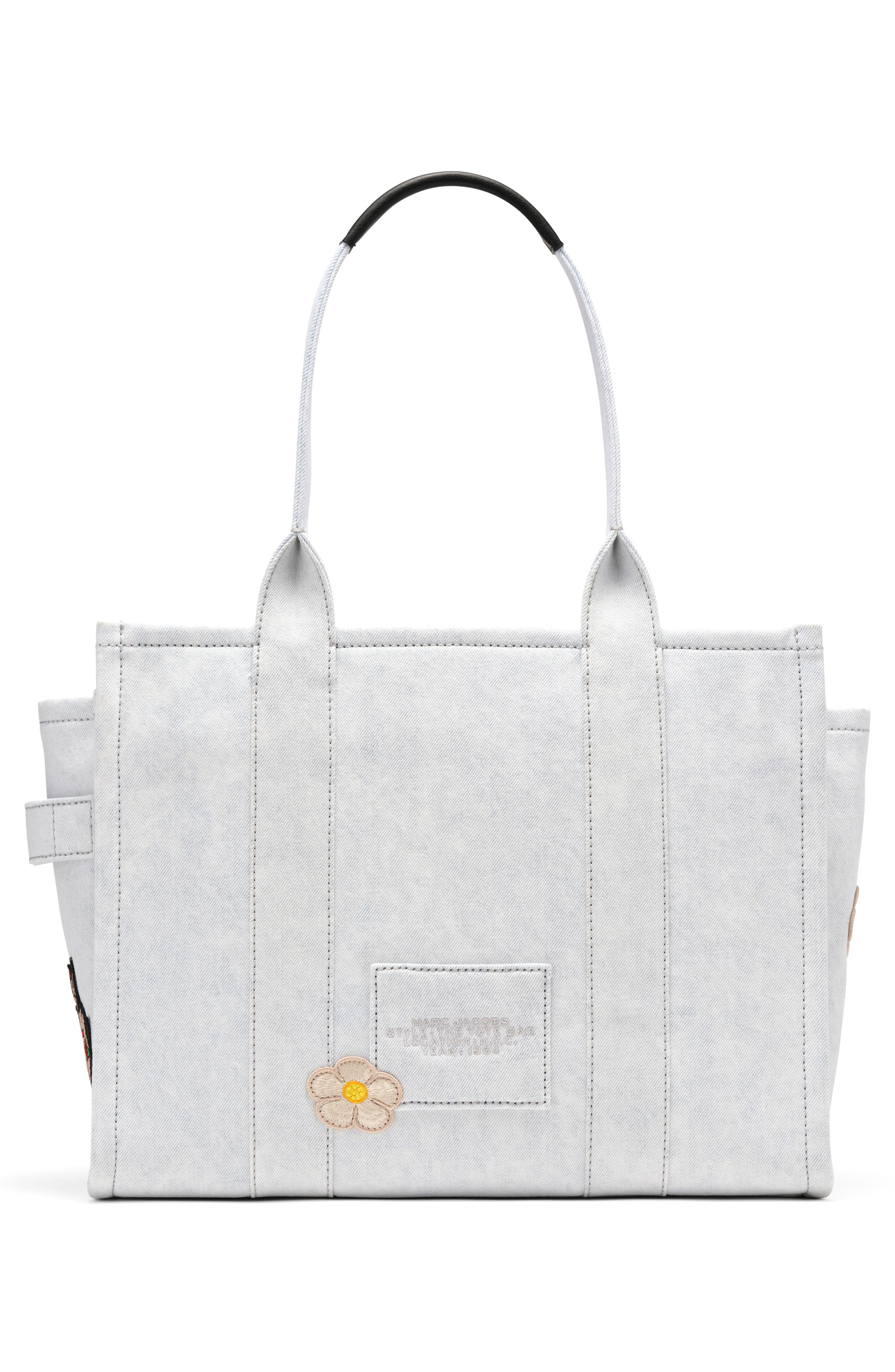 Marc Jacobs THE LARGE TOTE, Alternate, color, Light Wash