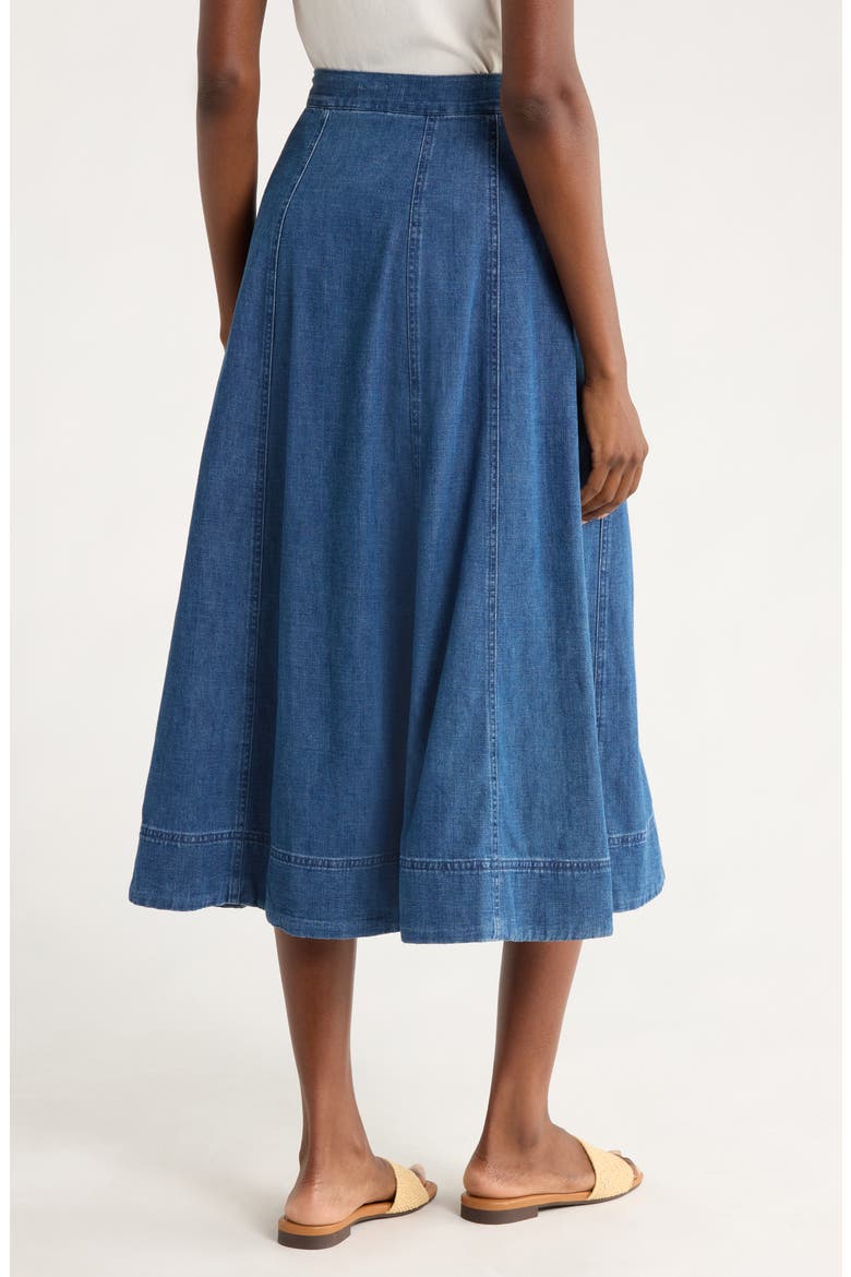Lainey Denim Skirt, Alternate, color, MEDIUM WASH