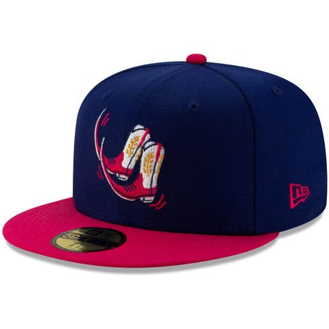 Men's New Era Navy/Pink Pointy Boots de Amarillo Copa de la Diversion 59FIFTY Fitted Hat