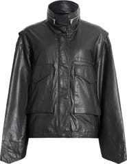 AllSaints Clay Leather Jacket
