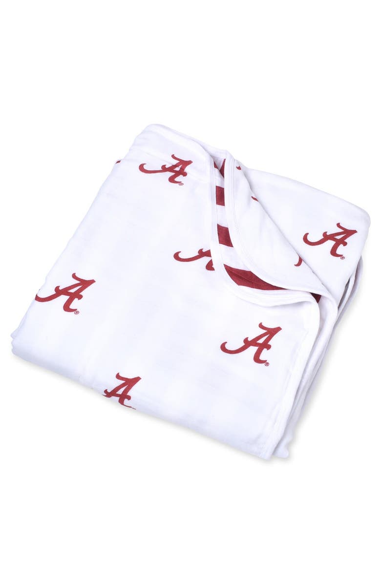Three Little Anchors Infant Three Little Anchors Alabama Crimson Tide 47" x 47" Muslin 4-Layer Blanket, Main, color,