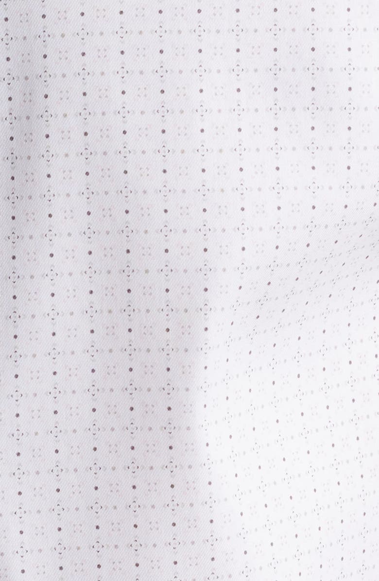 Nordstrom Trim Fit Performance Dress Shirt, Alternate, color, Pink Geo