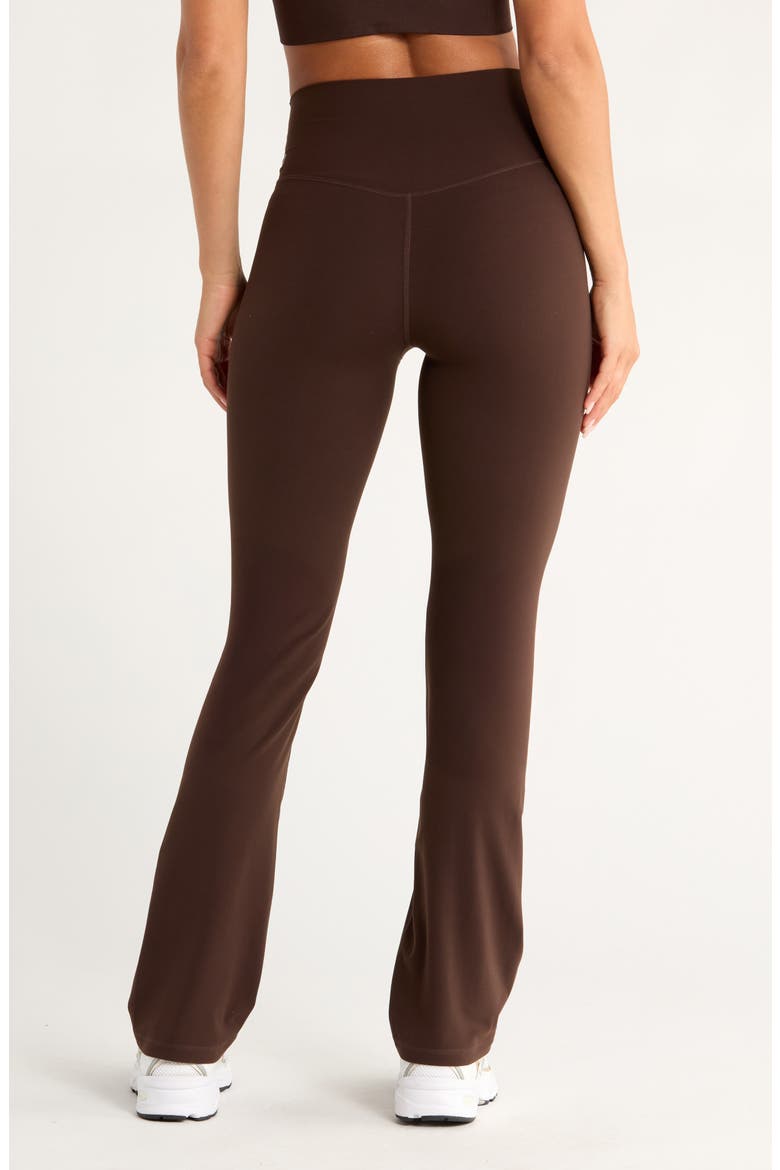 Studio Luxe Bootcut Leggings, Alternate, color, BROWN MOLE