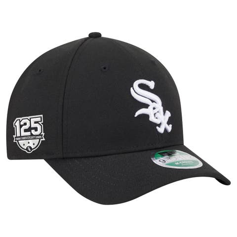 Men's New Era  Black Chicago White Sox 125th Anniversary 9FORTY Adjustable Hat