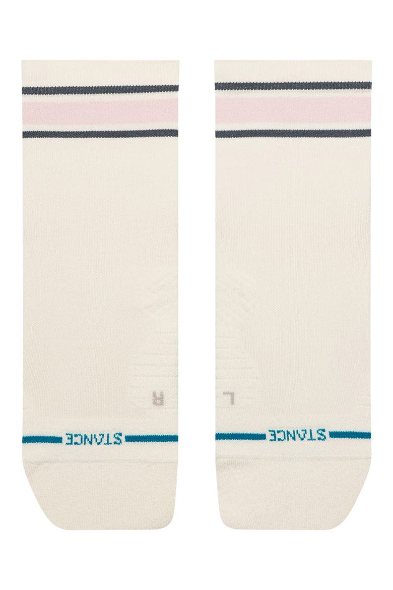 Wiley Light Performance Run Quarter Socks, Alternate, color, OFF WHITE