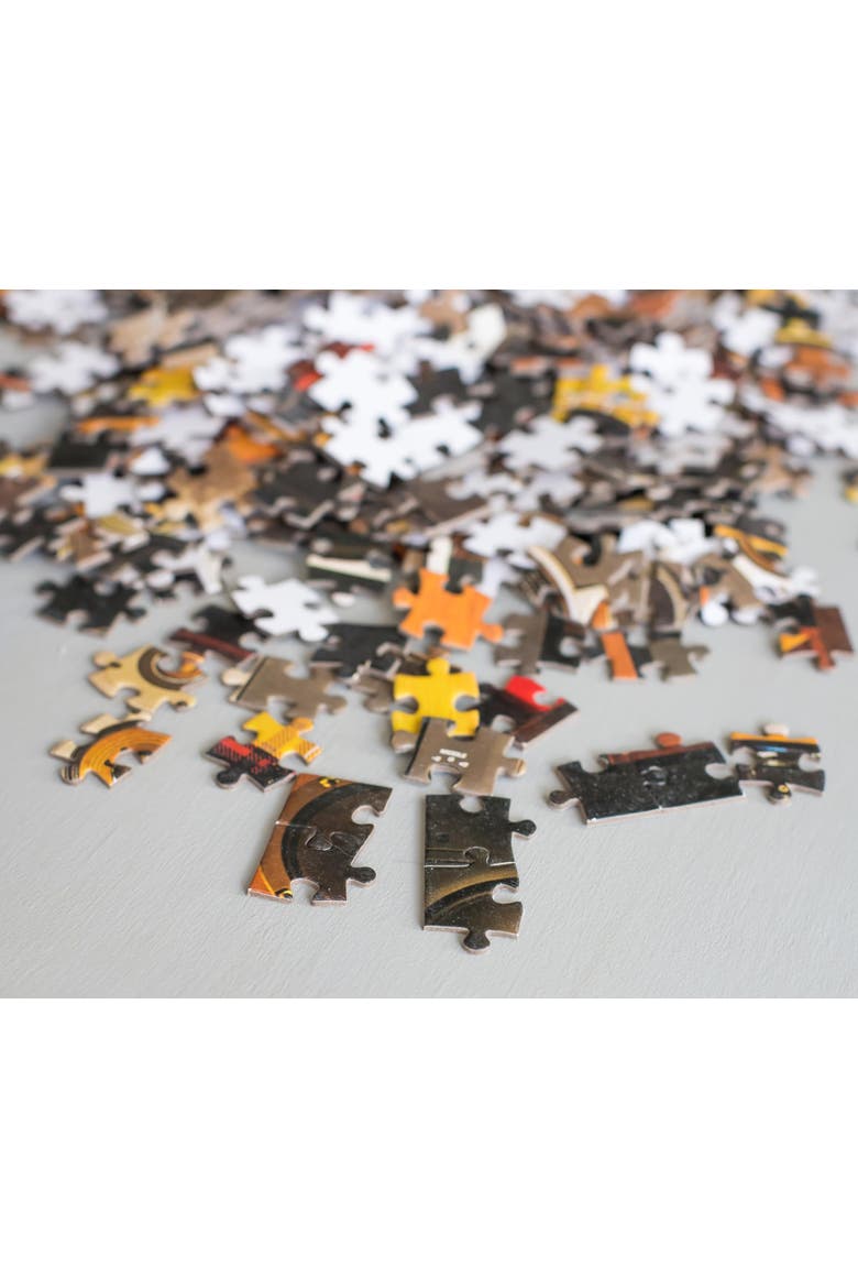 Classic Rock Music Surround Sound Systems 1000 Piece Jigsaw Puzzle, Alternate, color, Brown