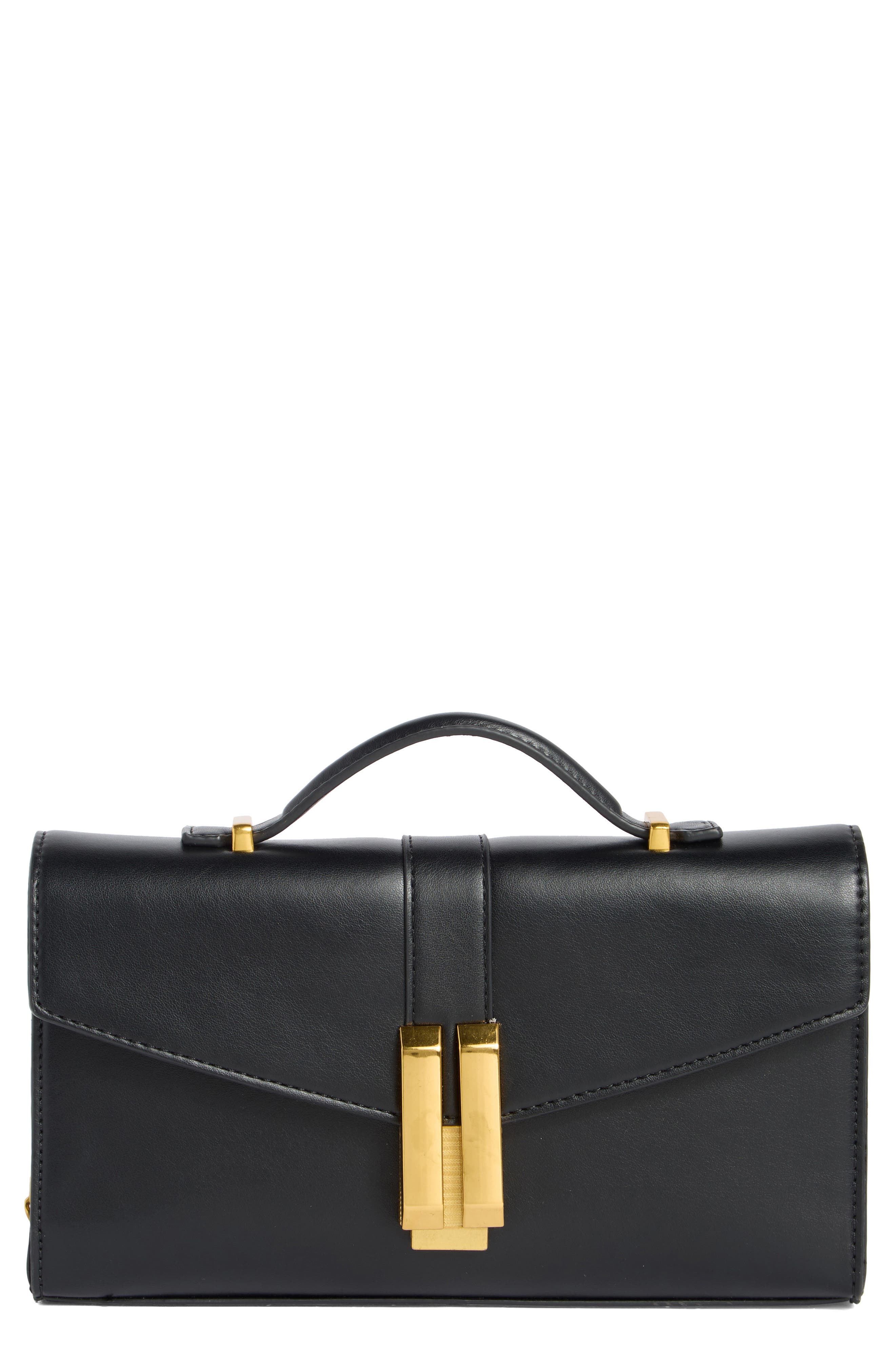 BCBG Double Bar Shoulder Clutch