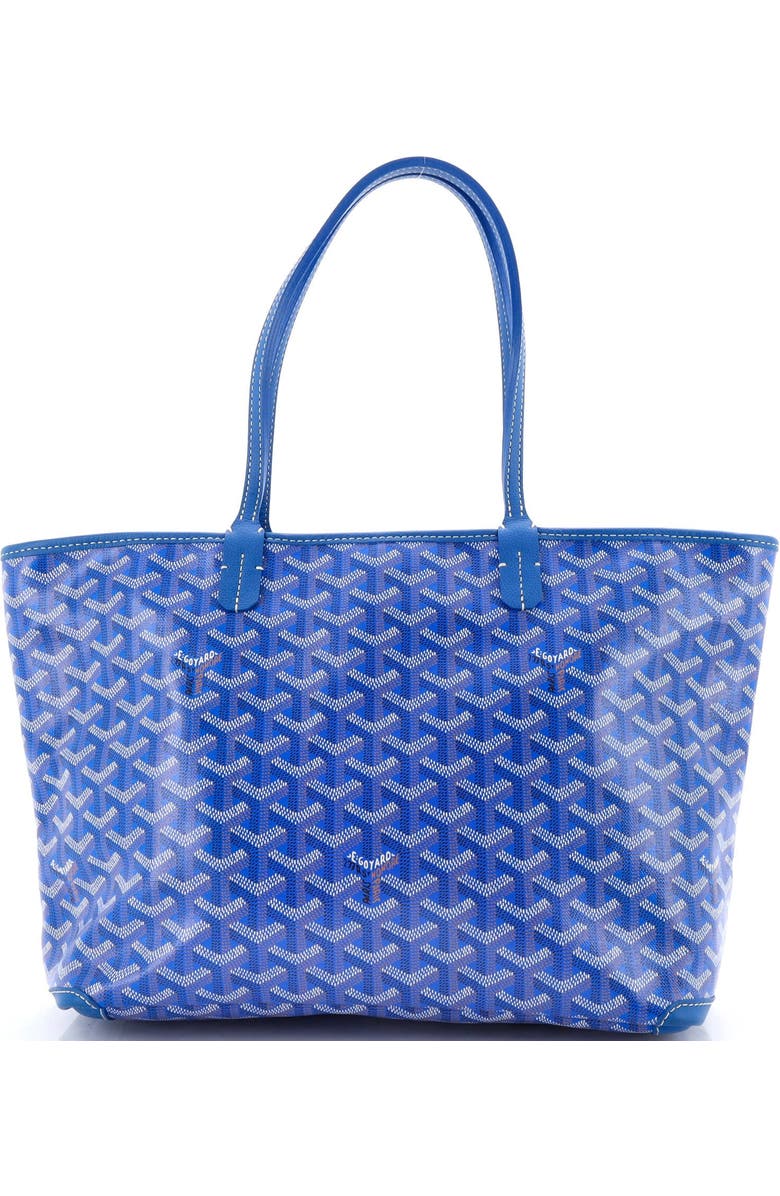 Pre-Owned Goyard Artois Tote Coated Canvas PM, Main, color, Blue