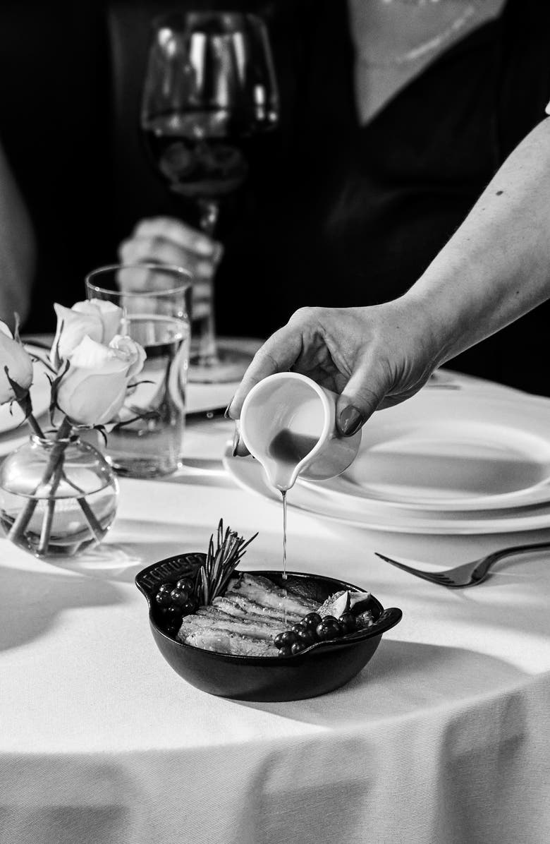 Le Creuset Gourmand Set of 4 1/3-Quart Enamel Cast Iron Oval Baker, Alternate, color, Matte Black