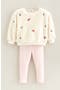 selected Ivory Egret Floral- Pink