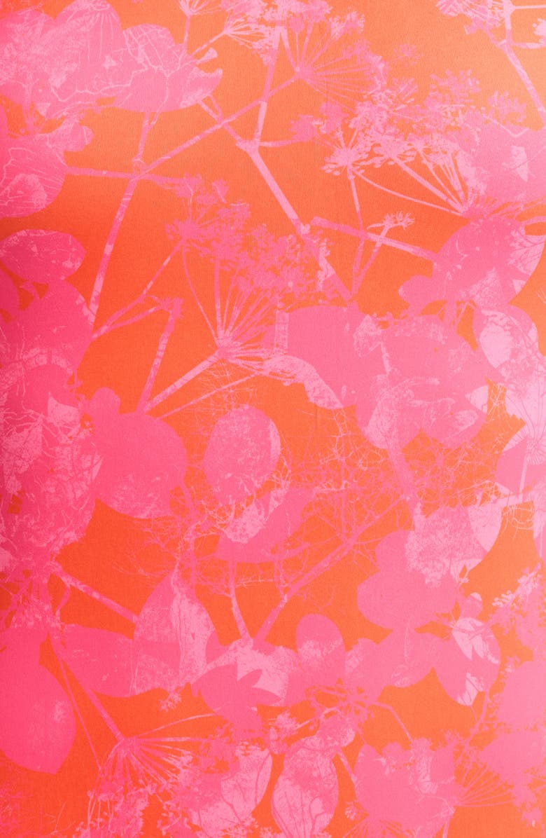 Hutch Clara One-Shoulder One-Piece Swimsuit, Alternate, color, Red Pink Baby Breath