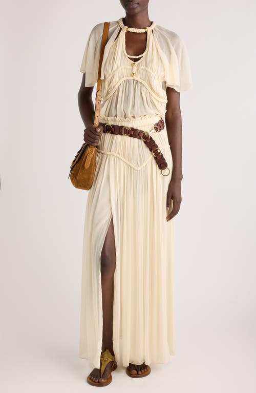 ISABEL MARANT ISABEL MARANT ROSALINE SILK GAUZE TOP 