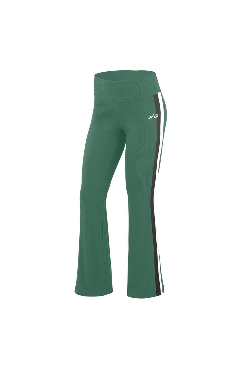 WEAR by Erin Andrews Women's WEAR by Erin Andrews Green New York Jets Tri-Blend Yoga Pants, Alternate, color, Green