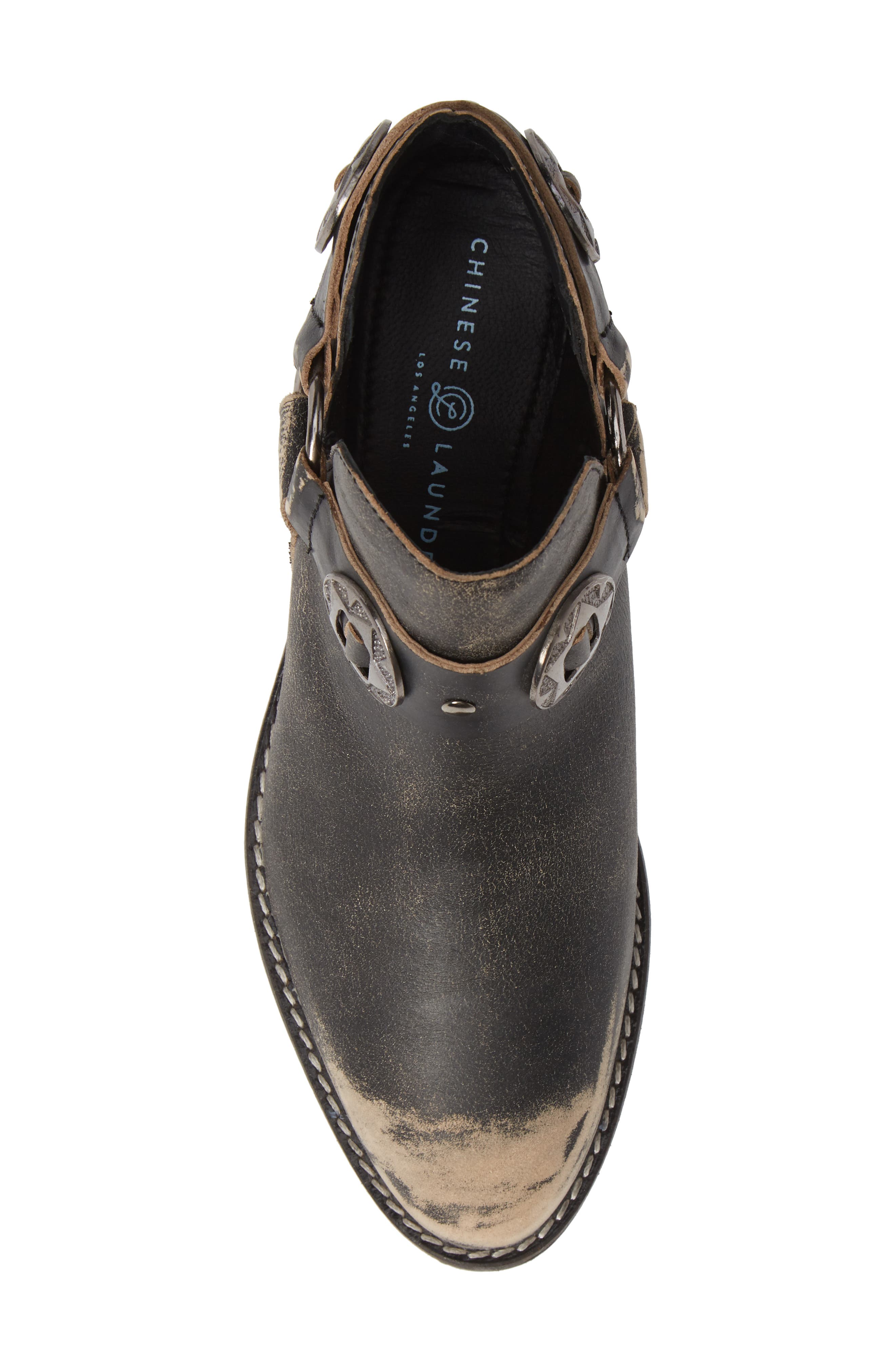 Austin Bootie, Alternate, color, BLACK LEATHER