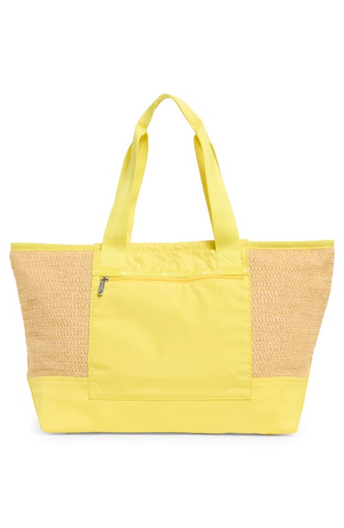 Shop Lesportsac Raffia East/west Tote Bag