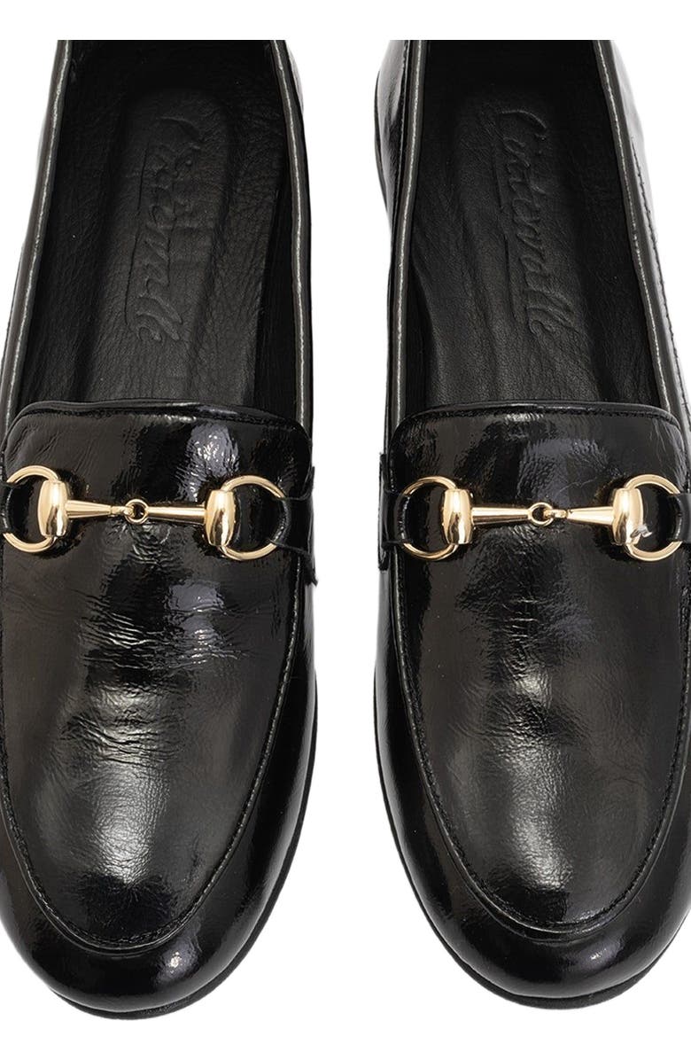 Forever & Always Shoes Rory Leather Bit Loafer, Alternate, color, Black Patent Leather