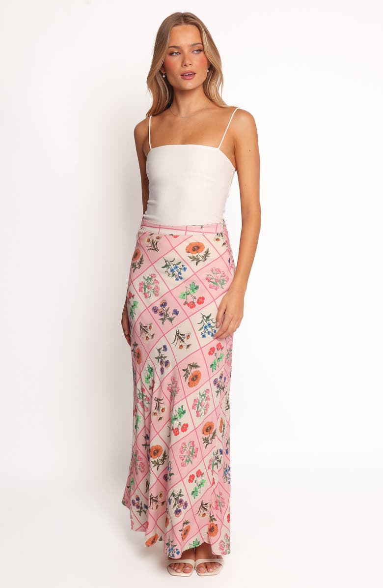 Petal & Pup Brinley Floral Maxi Skirt, Alternate, color, Flora Tile