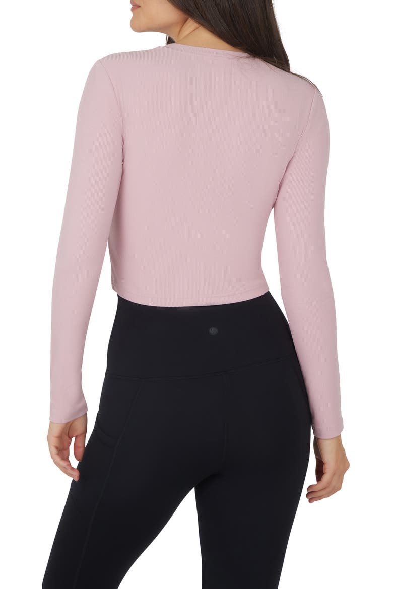 Valentina Heavenly Rib Henley, Alternate, color, PACIFIC PINK