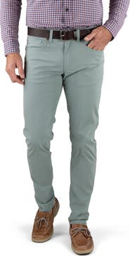 Tailor Vintage Straight Leg Stretch Cotton Blend Pants