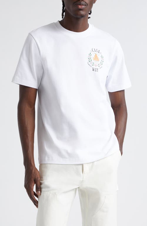 Casablanca Casa Way Organic Cotton Graphic T-Shirt  product
