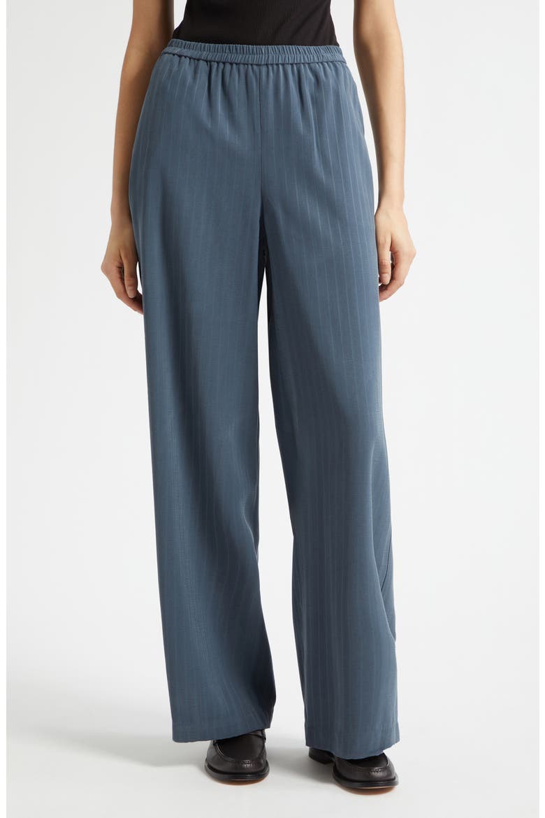 Pinstripe Pants, Main, color, BLUE