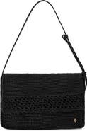 Helen Kaminski Poppy Crochet Raffia Shoulder Bag