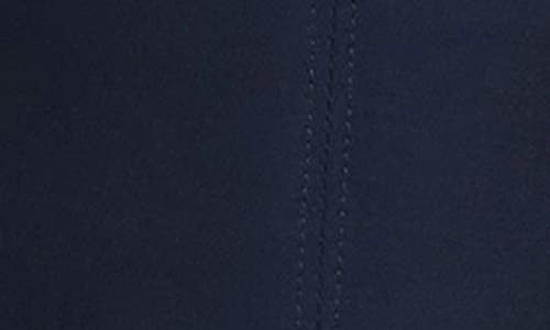Nic + Zoe 29.5" Wide Leg Polished Jersey Pant In Dark Indigo In Dark Indigo