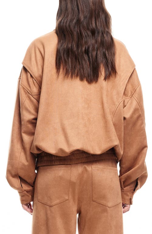 Lioness Kenny Bomber Jacket In Camel