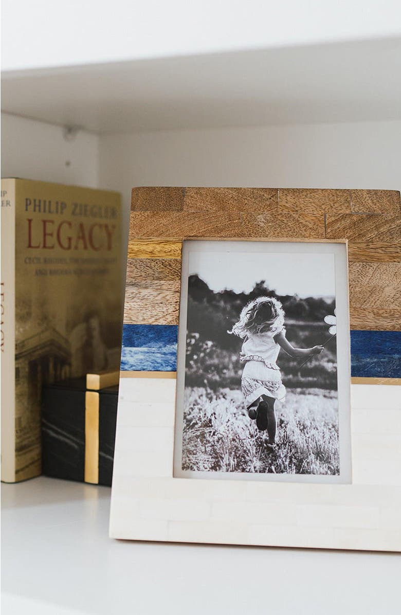 Matr Boomie Kaveri Picture Frame - Carved Bone, Wood, Alternate, color, Multicolor