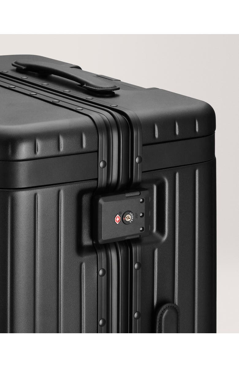 Carl Friedrik The Check-in Suitcase, Alternate, color, Black / Black