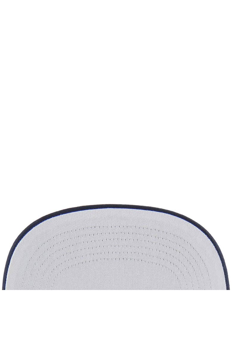 Men's '47 White/College Navy Seattle Seahawks Roscoe Two-Toned Hitch Adjustable Hat, Alternate, color, White