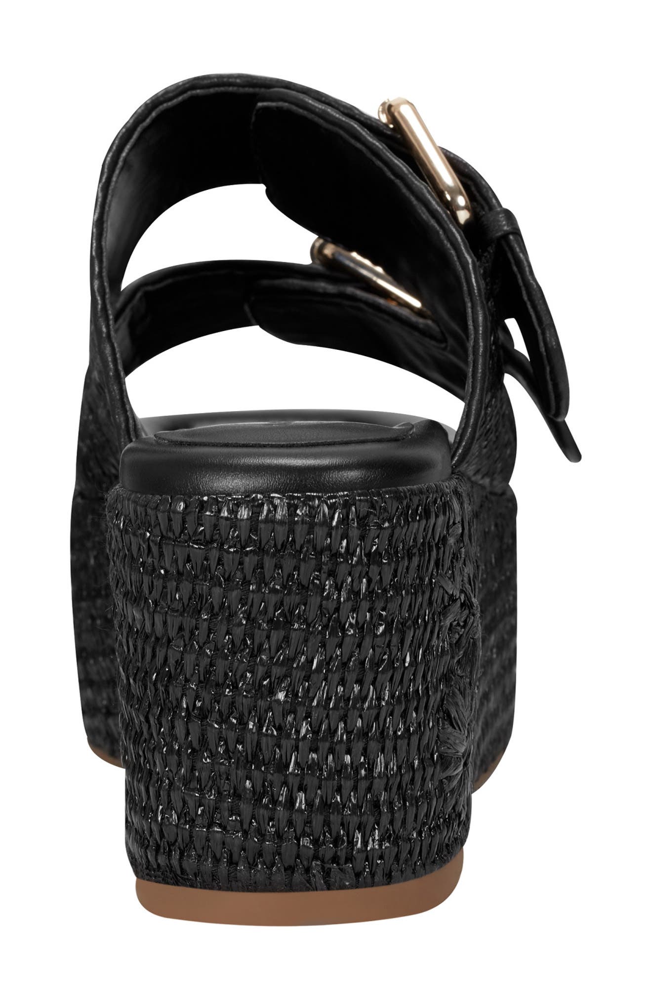 Marc Fisher LTD Poppy Platform Sandal, Alternate, color, Black