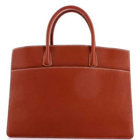 White Bus Bag Leather 39