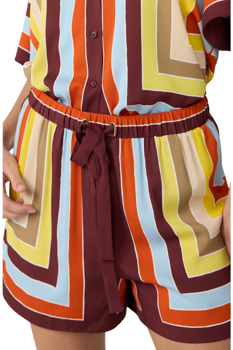 Delfine Shorts, Alternate, color, DORIAN STRIPE MULTI