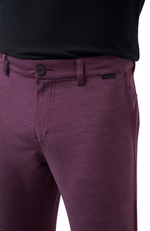 Travismathew Open To Close Chinos In Plum