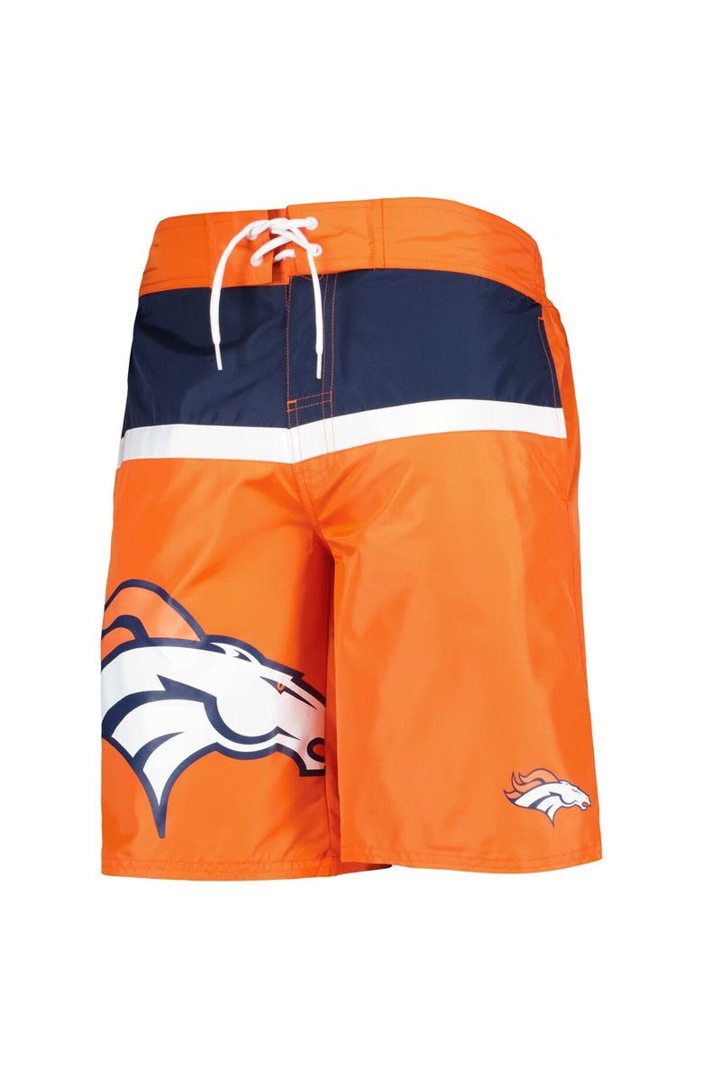 G-III SPORTS BY CARL BANKS Men's G-III Sports by Carl Banks Orange Denver Broncos Sea Wind Swim Trunks, Alternate, color, 