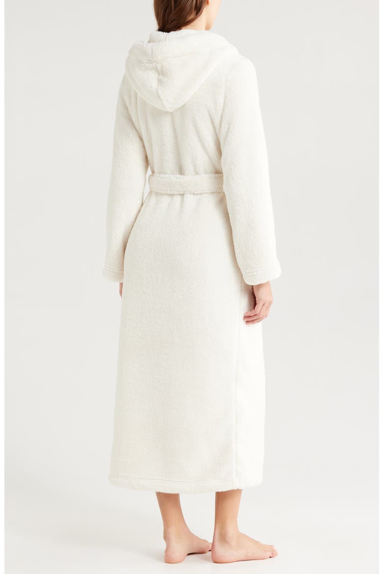 Aarti Long Fleece Robe, Alternate, color, CRM