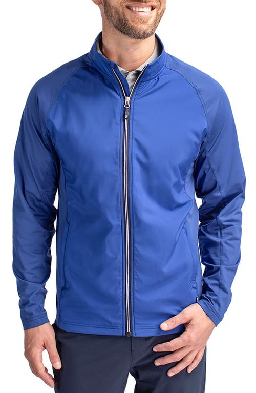 Cutter & Buck Adapt Hybrid Full Zip Jacket in Tour Blue  product