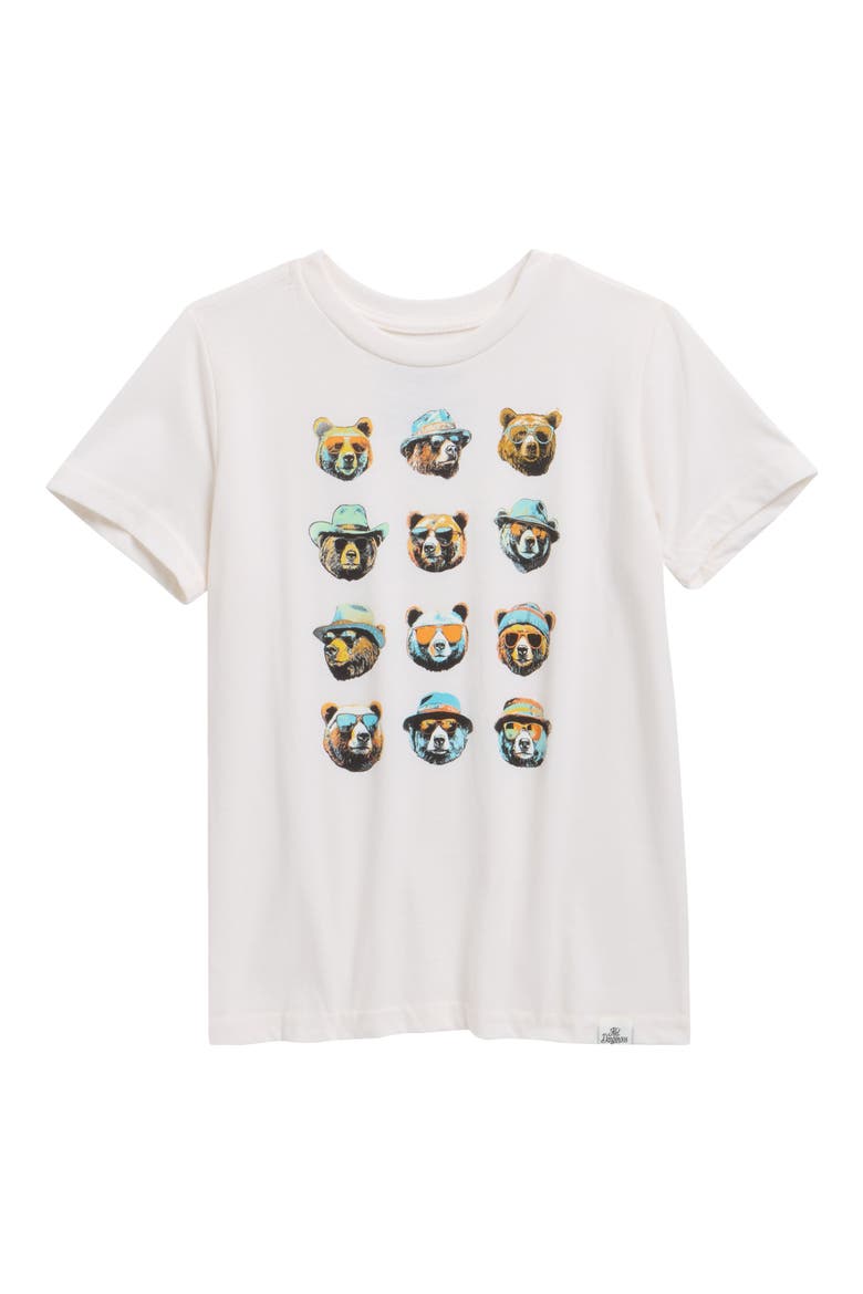 Kids' Grizzles Graphic T-Shirt, Main, color, NATURAL