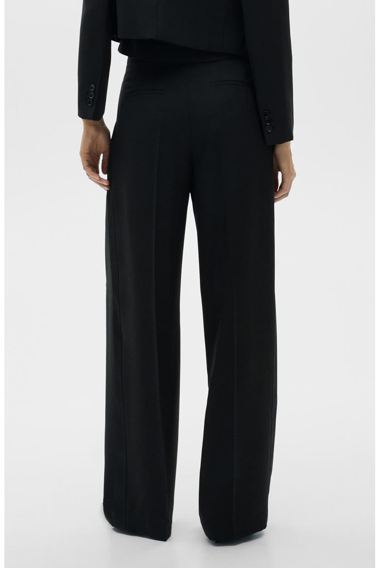 Straight Leg Suit Pants, Alternate, color, BLACK