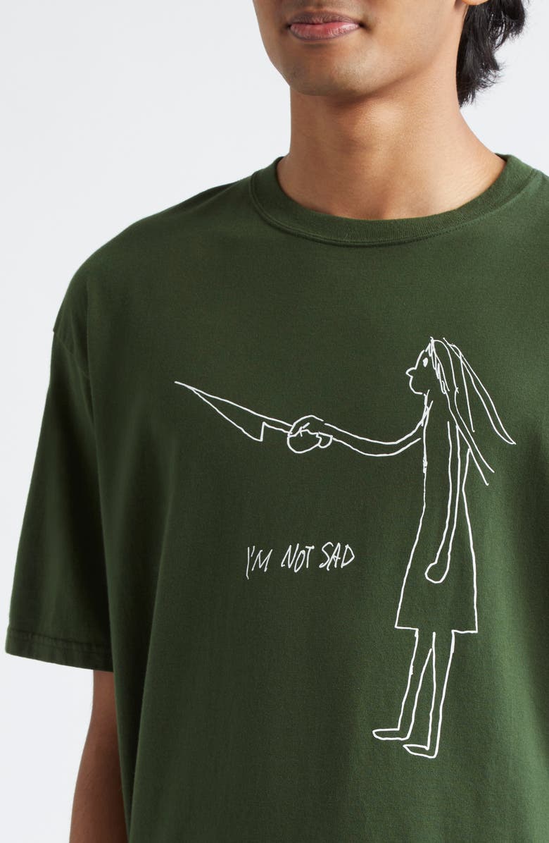 Undercover I'm Not Sad Graphic T-Shirt, Alternate, color, 