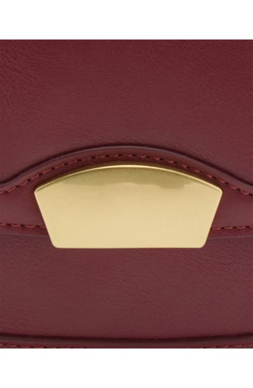 Mango Crossbody Bag With Flap Cherry In Cherry